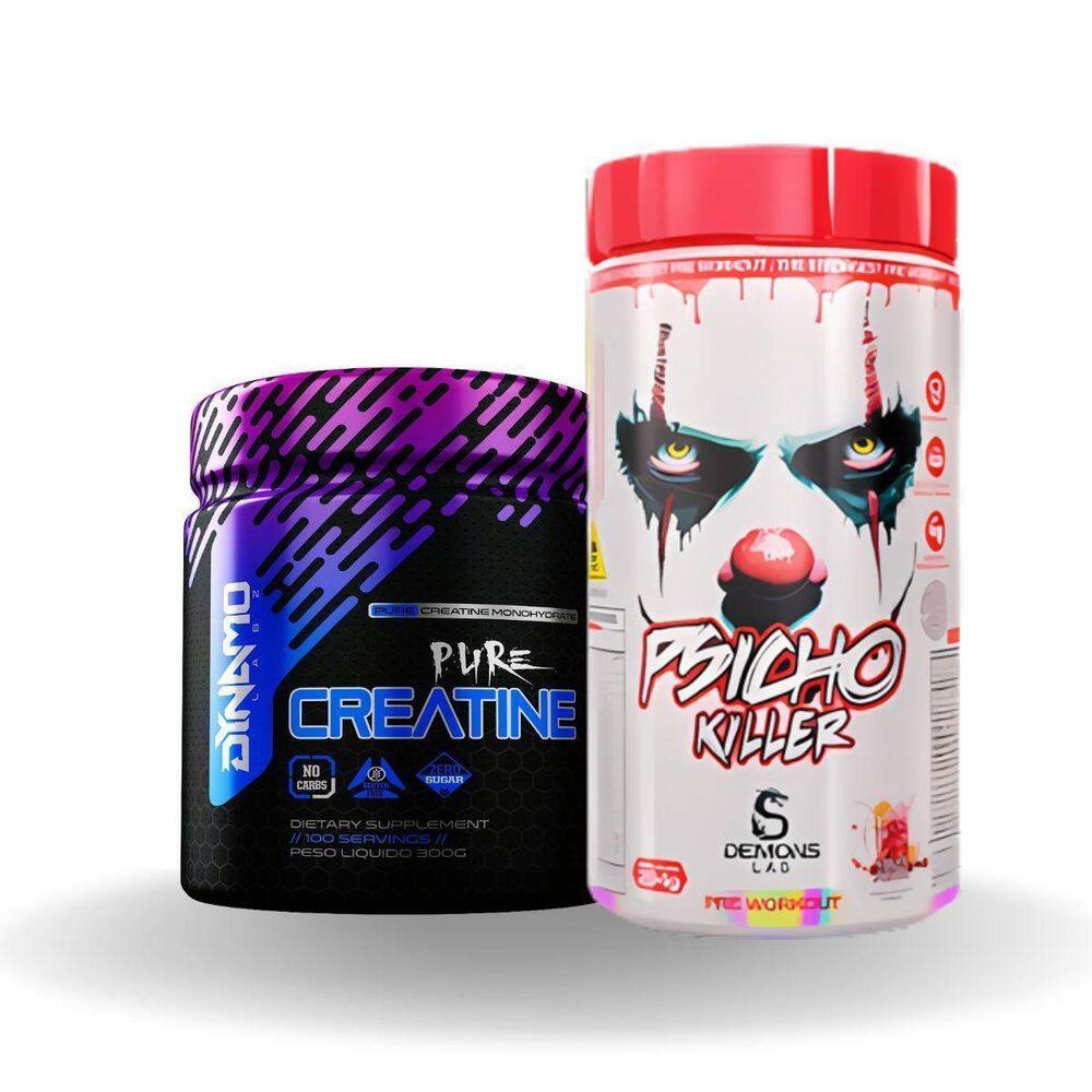 Psicho Killer 294G Demons + Creatina Pura 300G Dynamo Labz