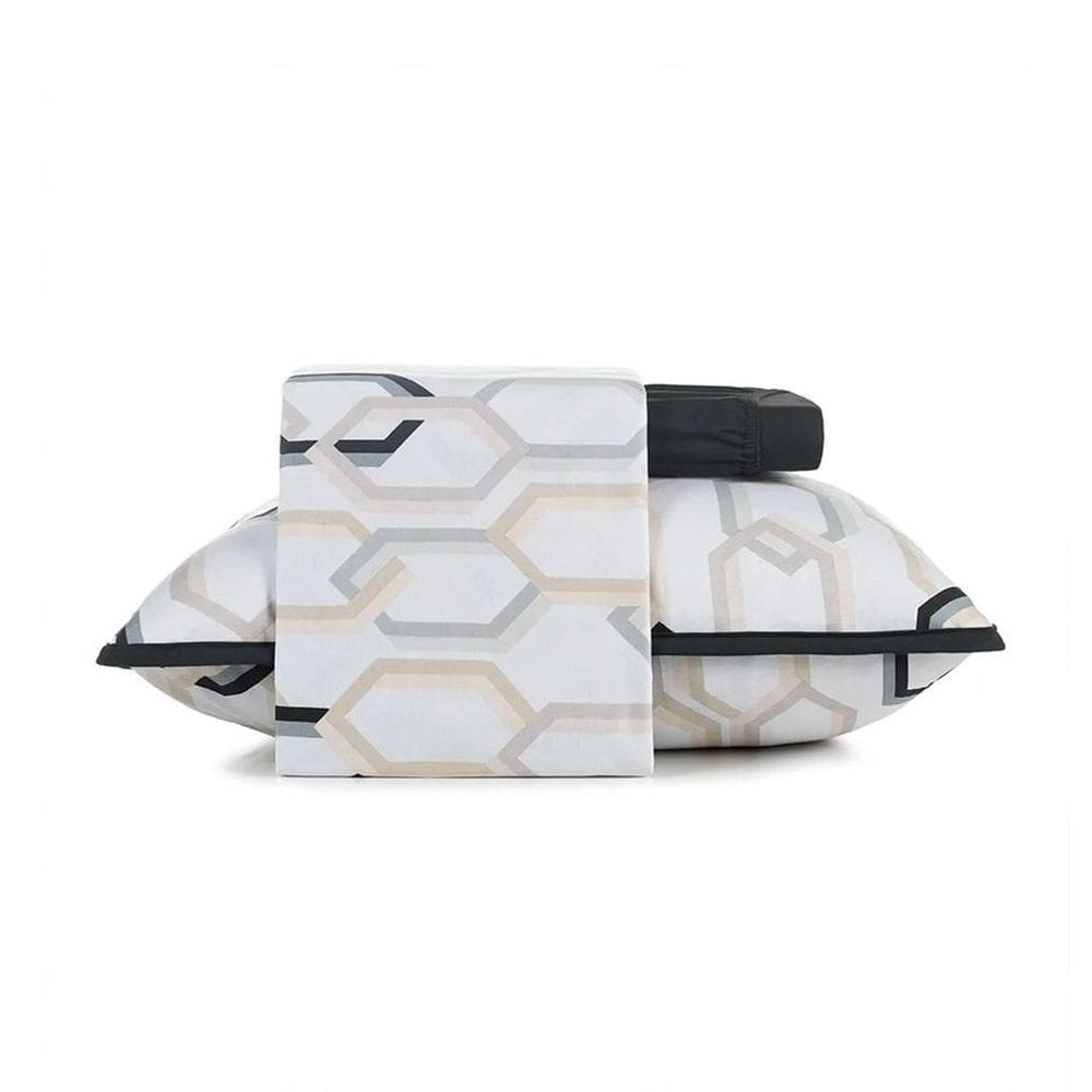 Jogo Cama Solteiro 3 Pcs Malha Fio Penteado Lins Altenburg