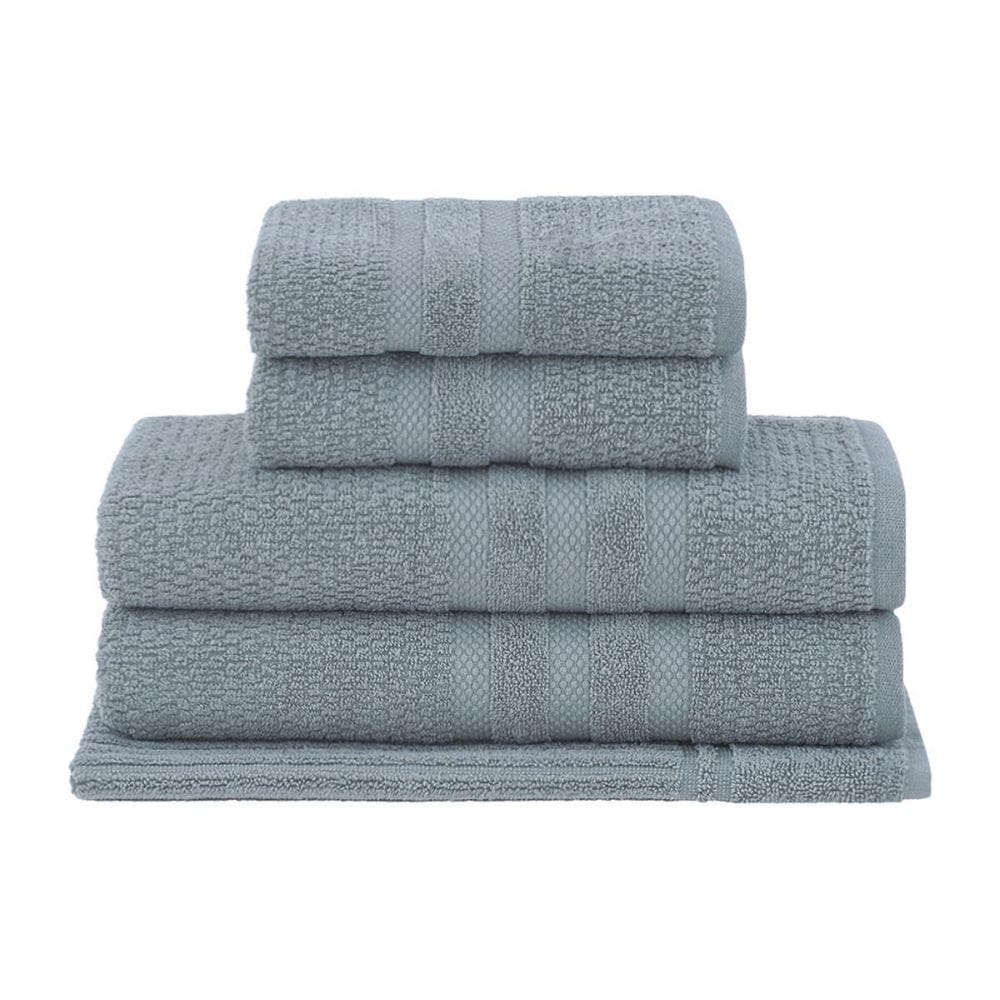 Jogo Banho Gigante Buddemeyer 05 Peças Vanilla Algodão Azul