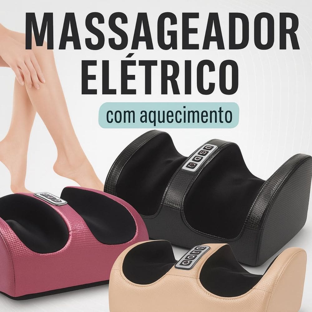 Shiatsu Massageador De Pés Shiafoot Bivolt Aquecimento