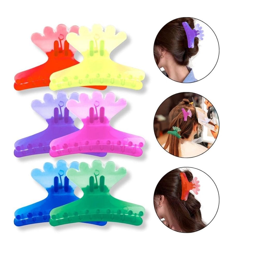 Kit 48 Presilha Colorida Sorriso Cabelo Pentear