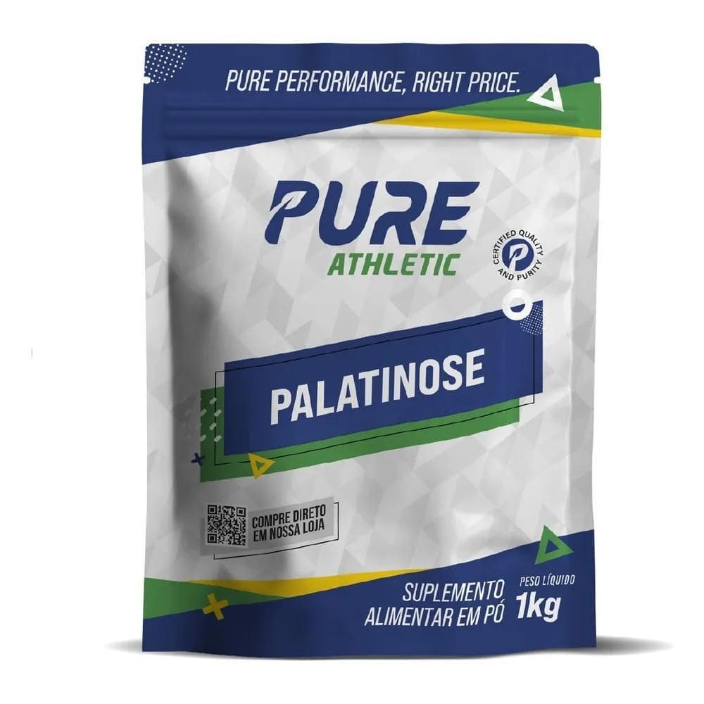 2X Isomaltulose Palatinose Pura Com Certificado 1Kg Pure Athl