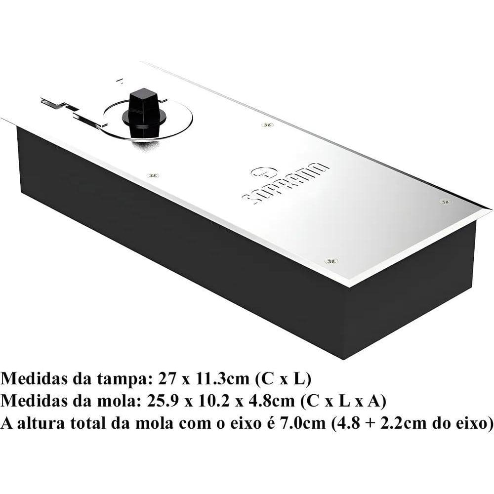 Mola Piso Porta Vidro Potência Fixa Santa Marina Portas Até
