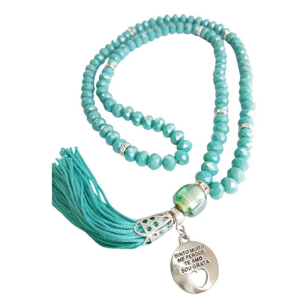 2X Japamala Terço Budista 108 Contas Cristal Com Ho`Oponopon