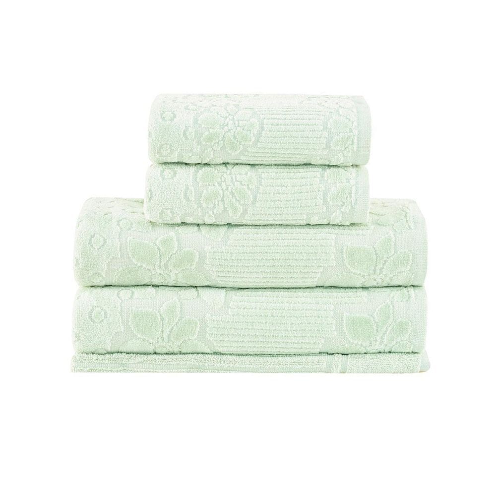 Jogo Toalha Lollipop Verde 100% Algodão 5 Peças Buddemeyer