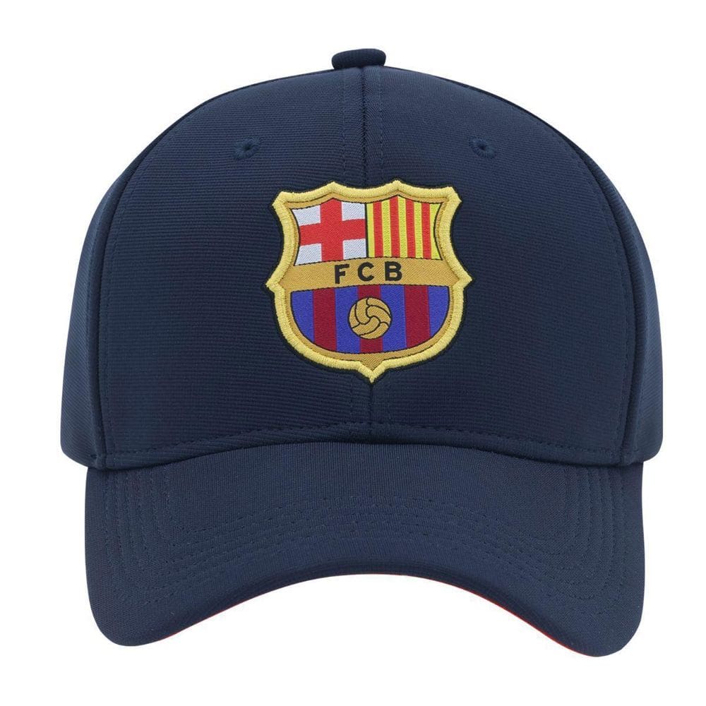 Boné Barcelona Etiqueta Frontal Marinho Licenciado Supercap