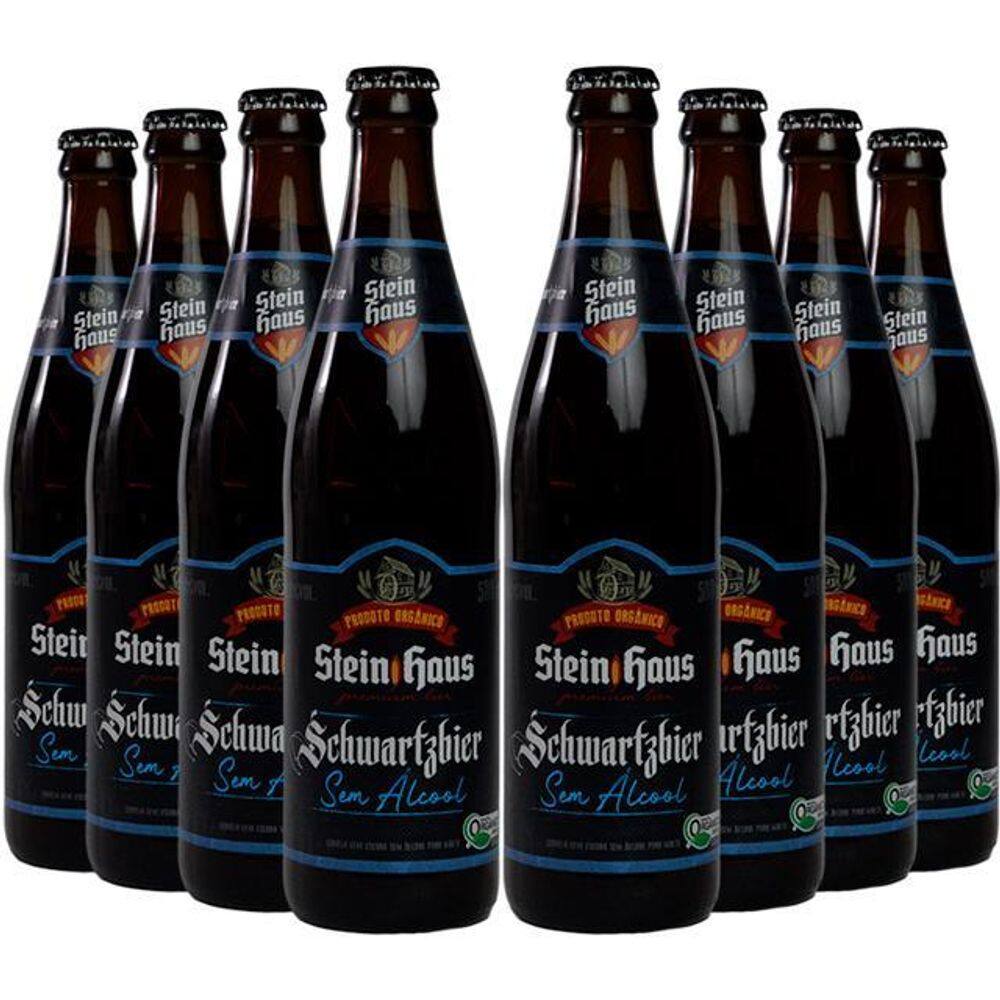 Cerveja Sem Álcool Schwartzbier - 500Ml - Nacional - 08 Un