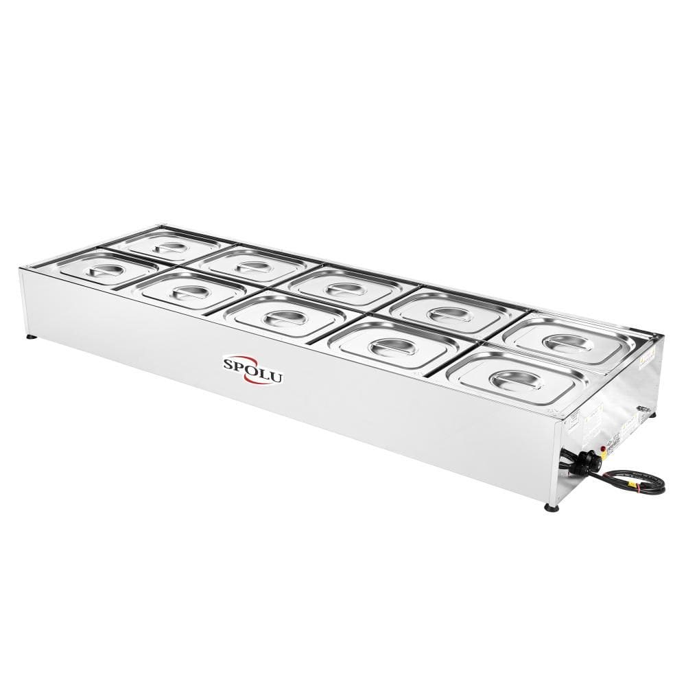 Buffet Térmico de Bancada Spolu 10 Cubas 220V SPL-512BC