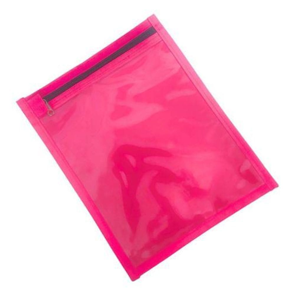 Kit 10 Porta Ordem Serviços Ótica Envelope Com Ziper - Rosa