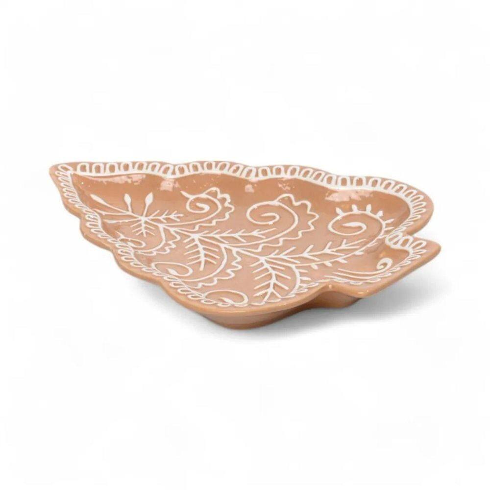 Sousplat Natalino Arvore 26,5Cm 1068818 C/1Un Cromus