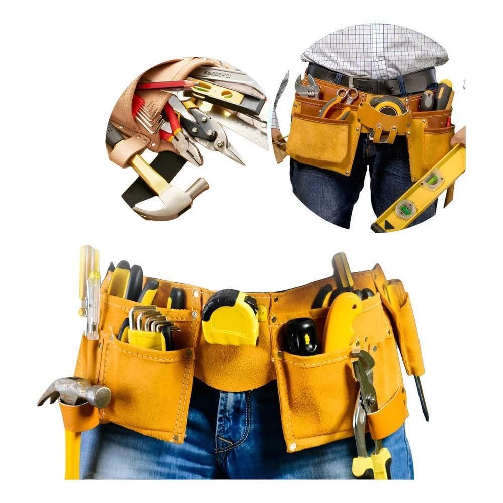 2X Arriata Cartucheira Cinto De Carpinteiro Marceneiro 11Bol