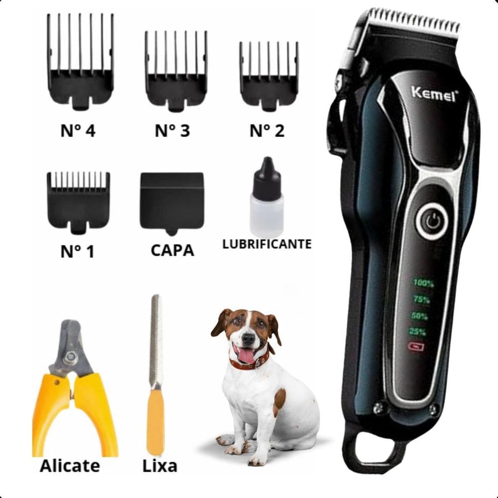 Cortador De Pelo Kemei Km-1991 Leve Pets