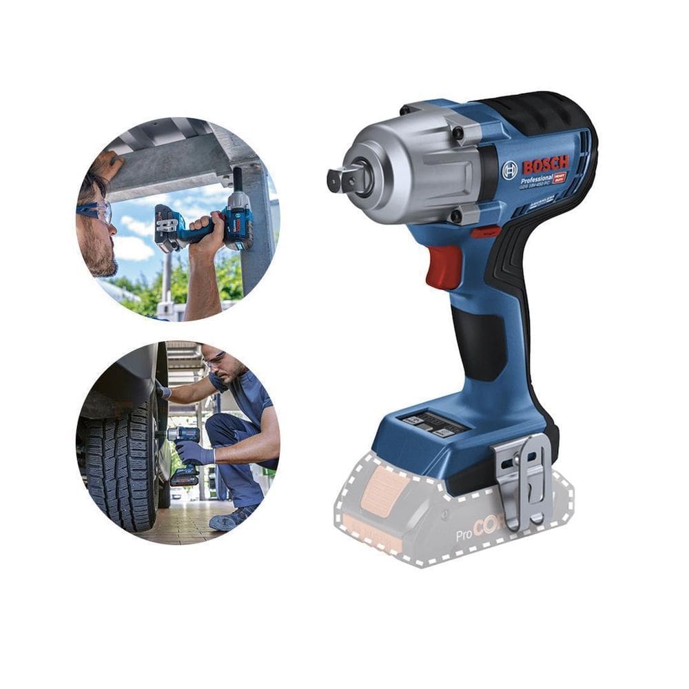 Chave De Impacto 1/2 Bosch A Bater Gds 18V-450