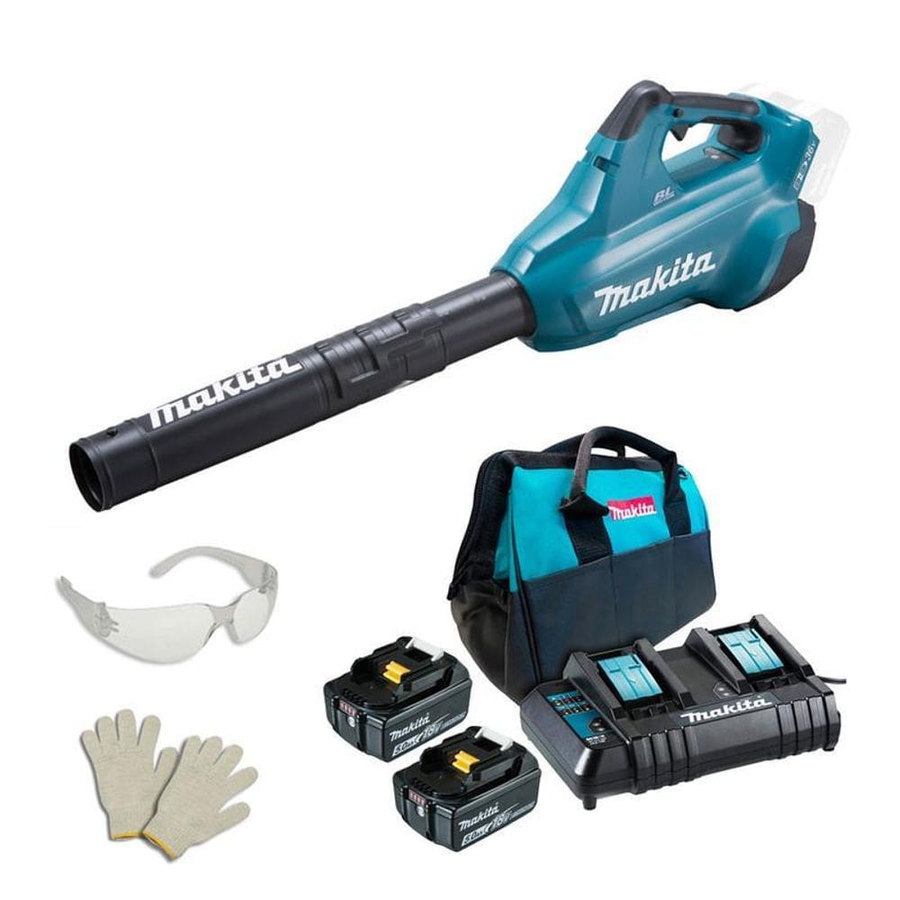 Soprador Folhas Dub362Z 36V Makita + 2 Bat 5A + Carreg 127V