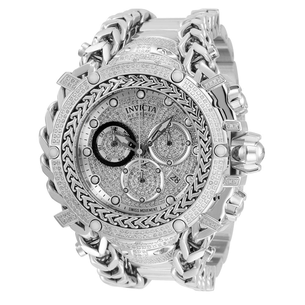 Relógio Invcta Gladiador Prato/Prata Com Nota Completo