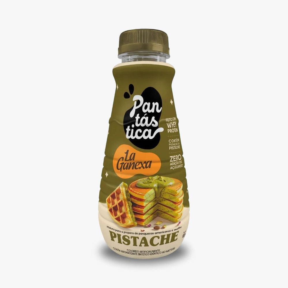 Panqueca Proteica Garrafa Pantastica Pistache 100g La Ganexa