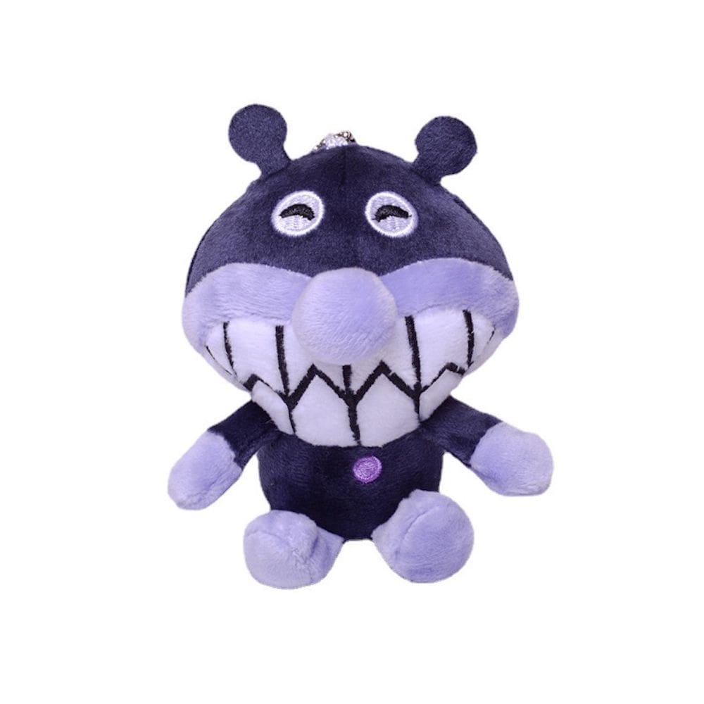 Boneca de brinquedo de pelúcia Bacterial Boy azul e cinza 10cm