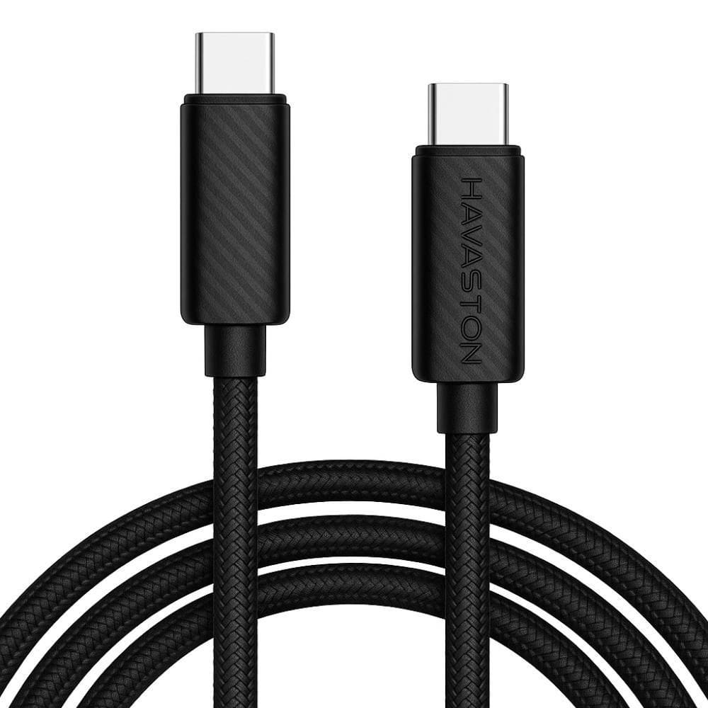 Cabo Type C - Type C Preto Turbo Veloz Para Smartphone Top