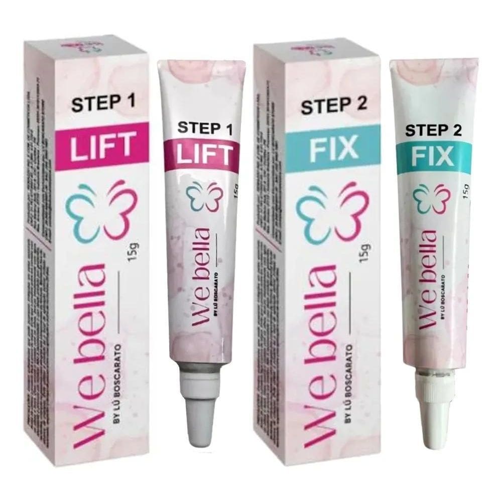 2X Kit We Bella Brow Lamination Passo 1 E 2 Anvisa Sobrancel