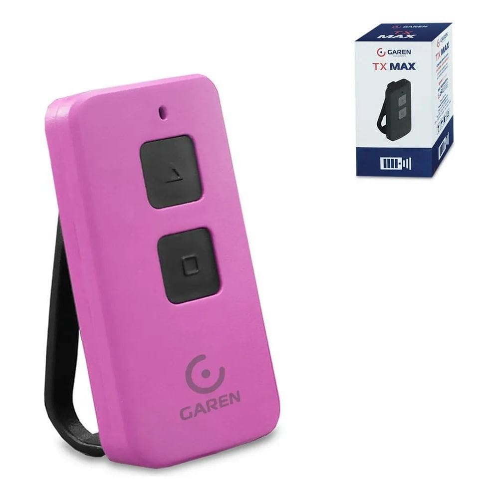 Controle Remoto Portão Eletrônico 433 Tx Max Garen Colorido