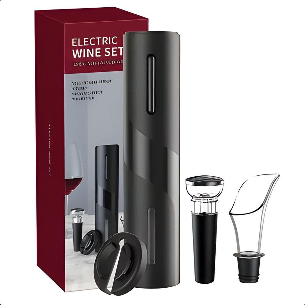 Abridor De Vinhos Saca Rolhas Elétrico Resistente Usb