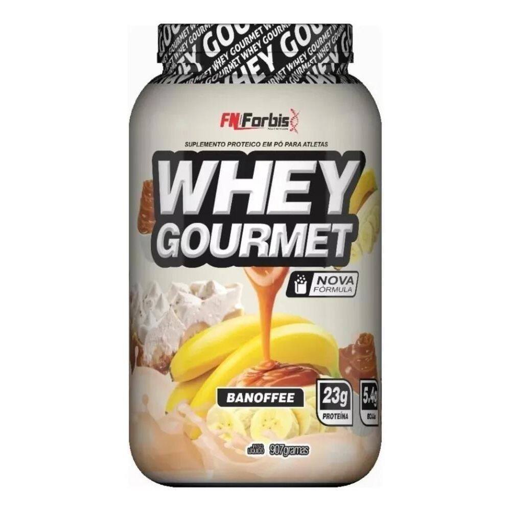 2X Suplemento Em Pó Fn Forbis Whey Gourmet Proteínas Sabor B