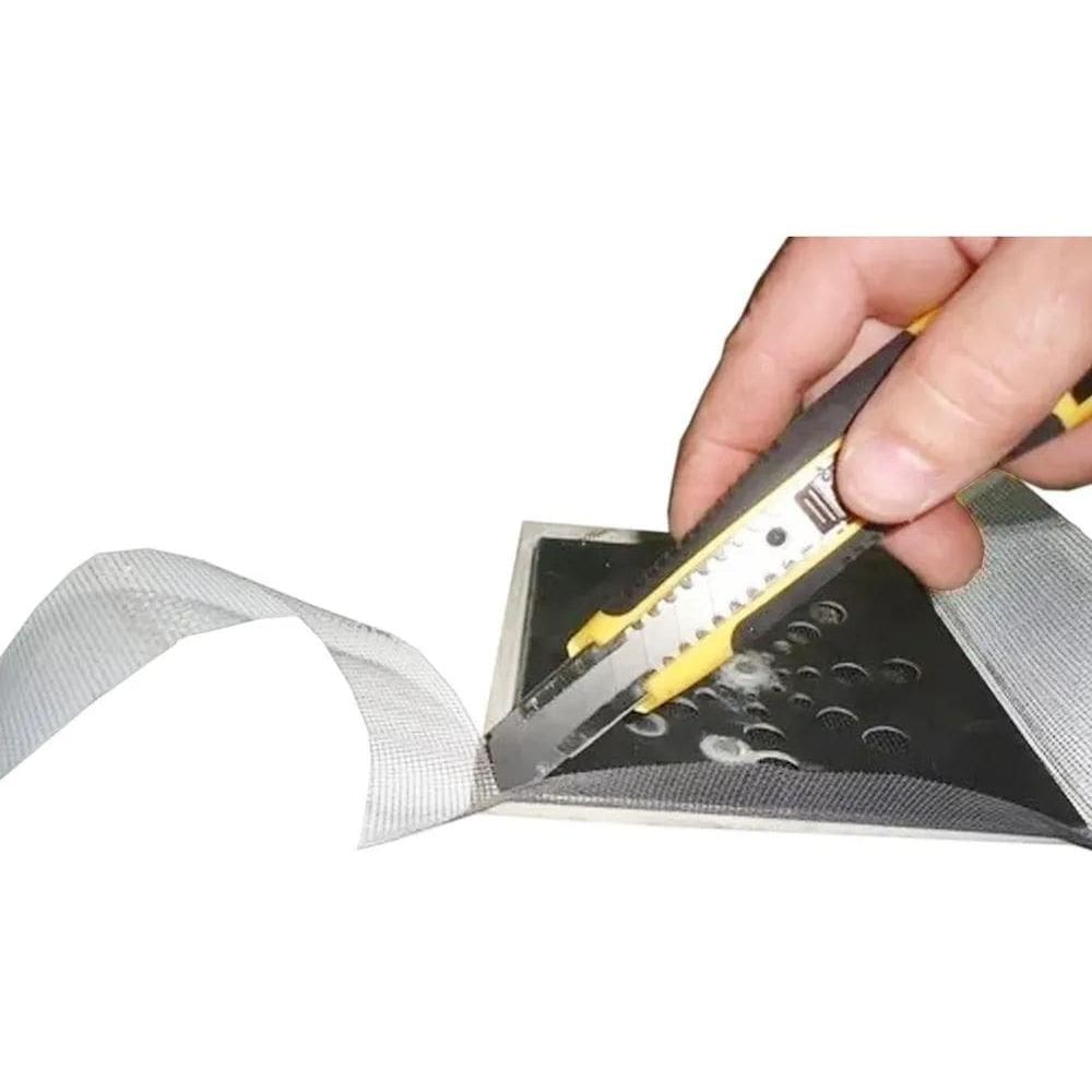 2X 10 Telas Protetor De Ralo 20X20Cm Cinza Ou Preto