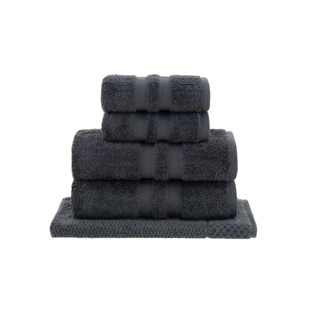 Jogo Toalha Gigante Algodão Egípcio 5 Pçs Grafite Buddemeyer