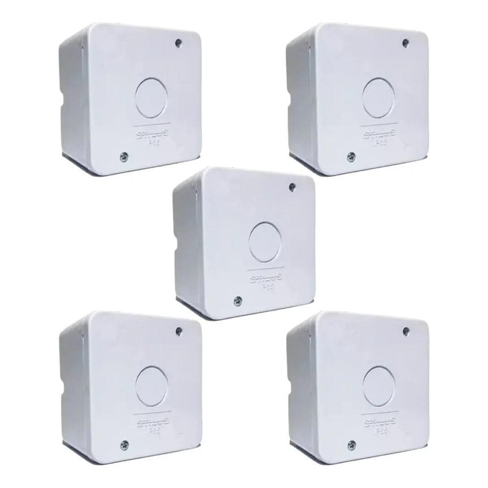 2X 5X Caixa Plástica Organizadora Câmera Cftv Pp Stilus - 25