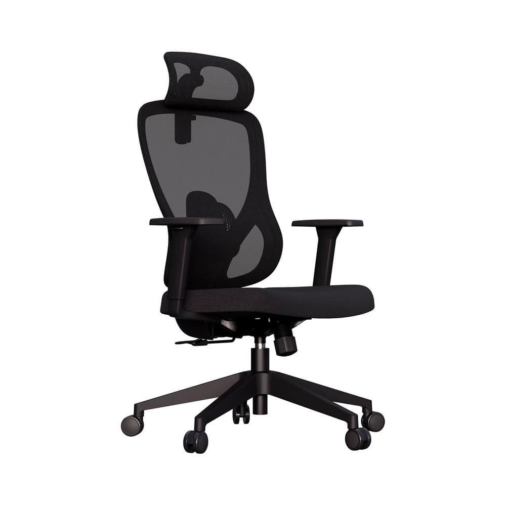 Cadeira De Escritório Ergonômica Elements Sarin Preta