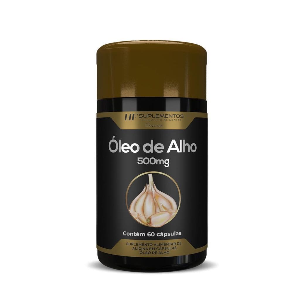 Oleo De Alho Premium 500Mg 60Caps Hf Suplementos