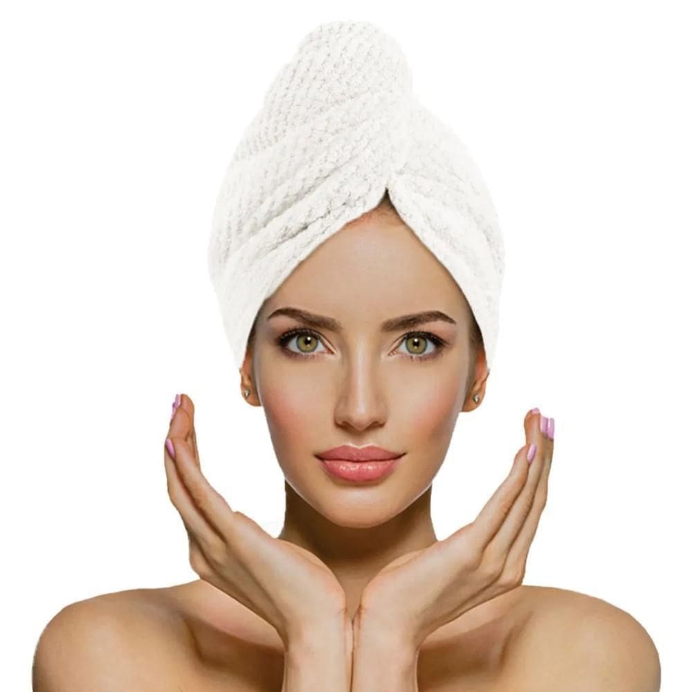 Touca De Cabelo Básica Power Sec - Laço Home Branco