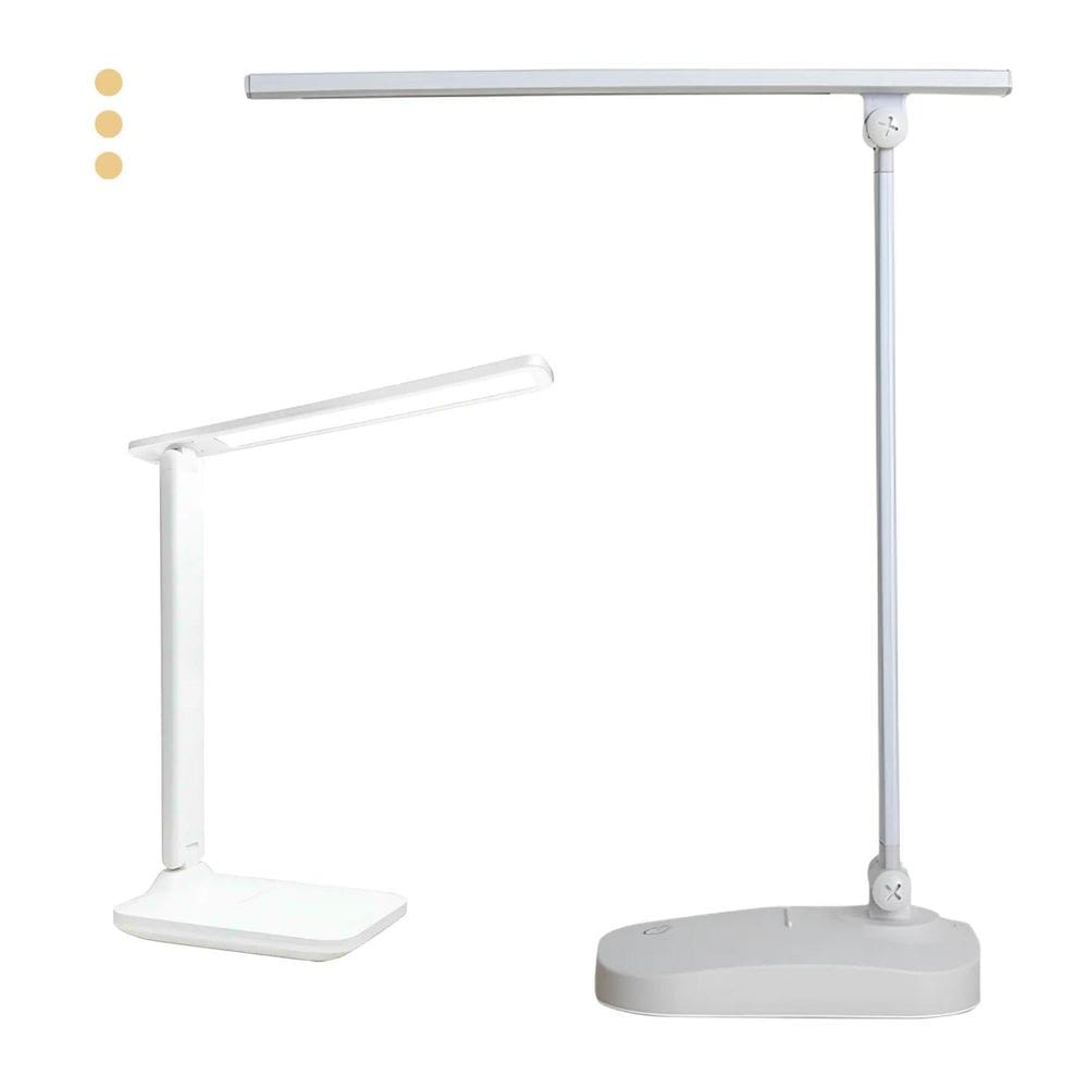 Luminária Articulada Abajur Luz Fria Usb Recarregável Mesa