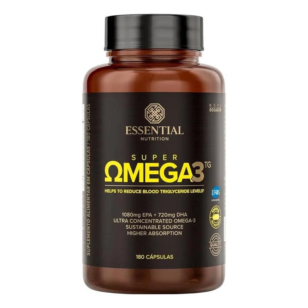 2X Ômega 3 Tg 1000Mg 180 Cápsulas Essential Nutrition Origin