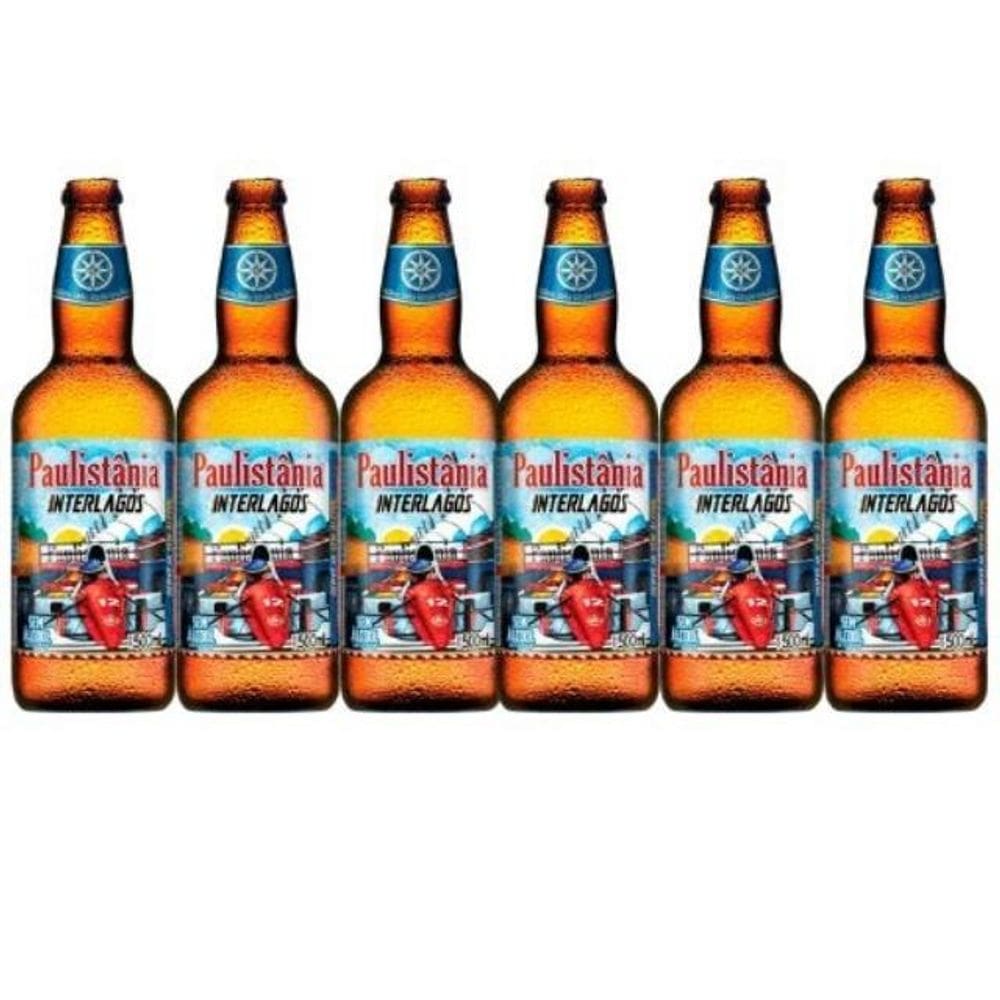 Cerveja Sem Álcool Ipa Paulistânia - 500Ml - 06 Un