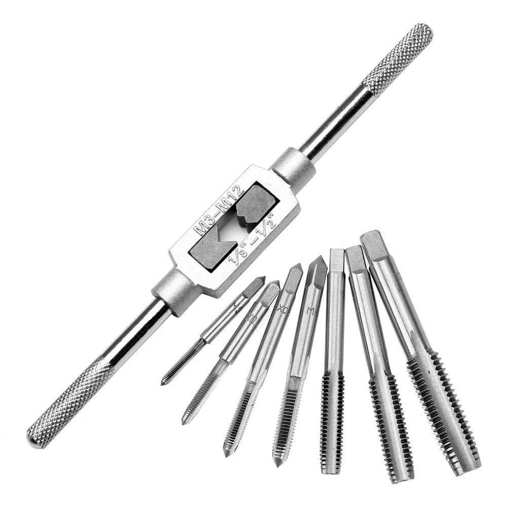 Kit Tarraxas E Macho Vira Macho Abrir Rosca Aço Carbono Ferr