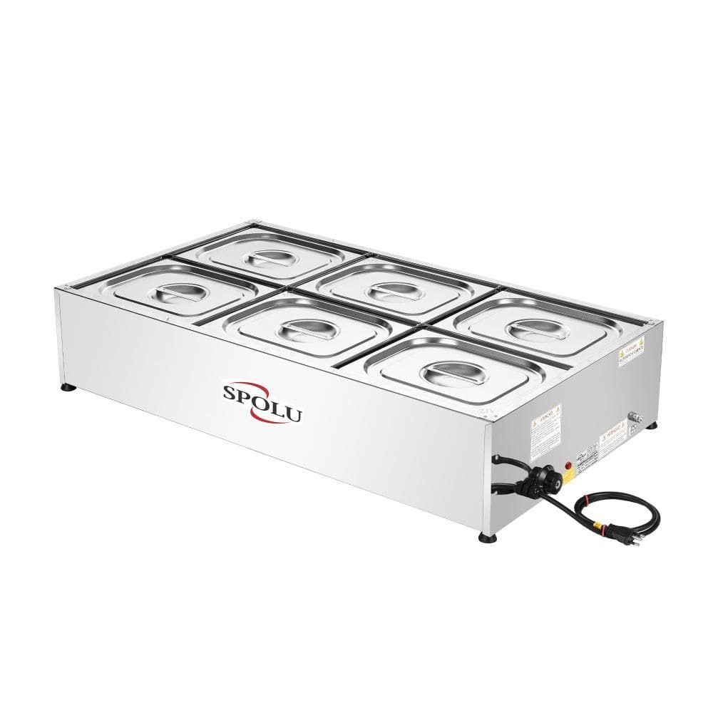 Buffet Térmico de Bancada Spolu 6 Cubas 127V SPL-507BC