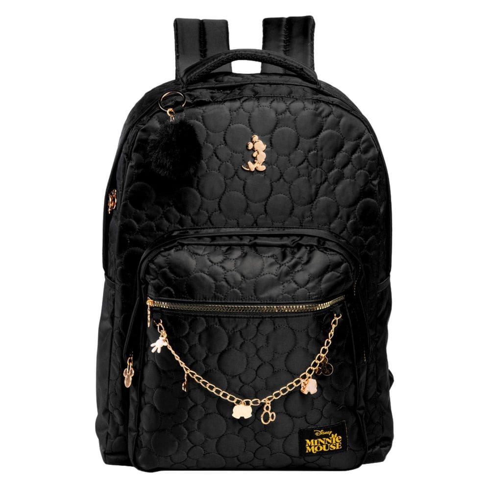 Mochila Escolar Mickey Mouse Teen Preto 15122