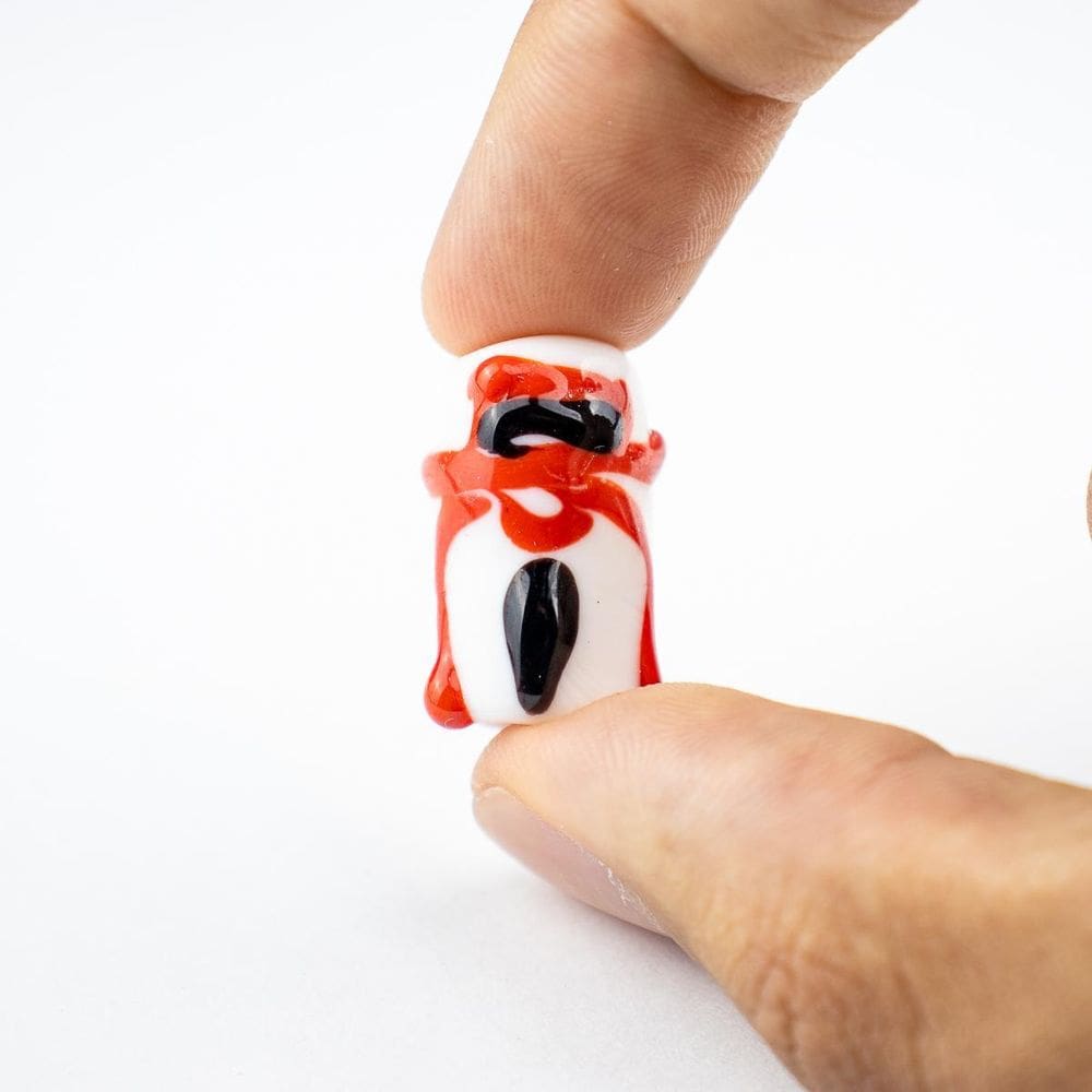 Unidade Firma Lisa 22Mm Zé Pelintra Branca Murano Guias