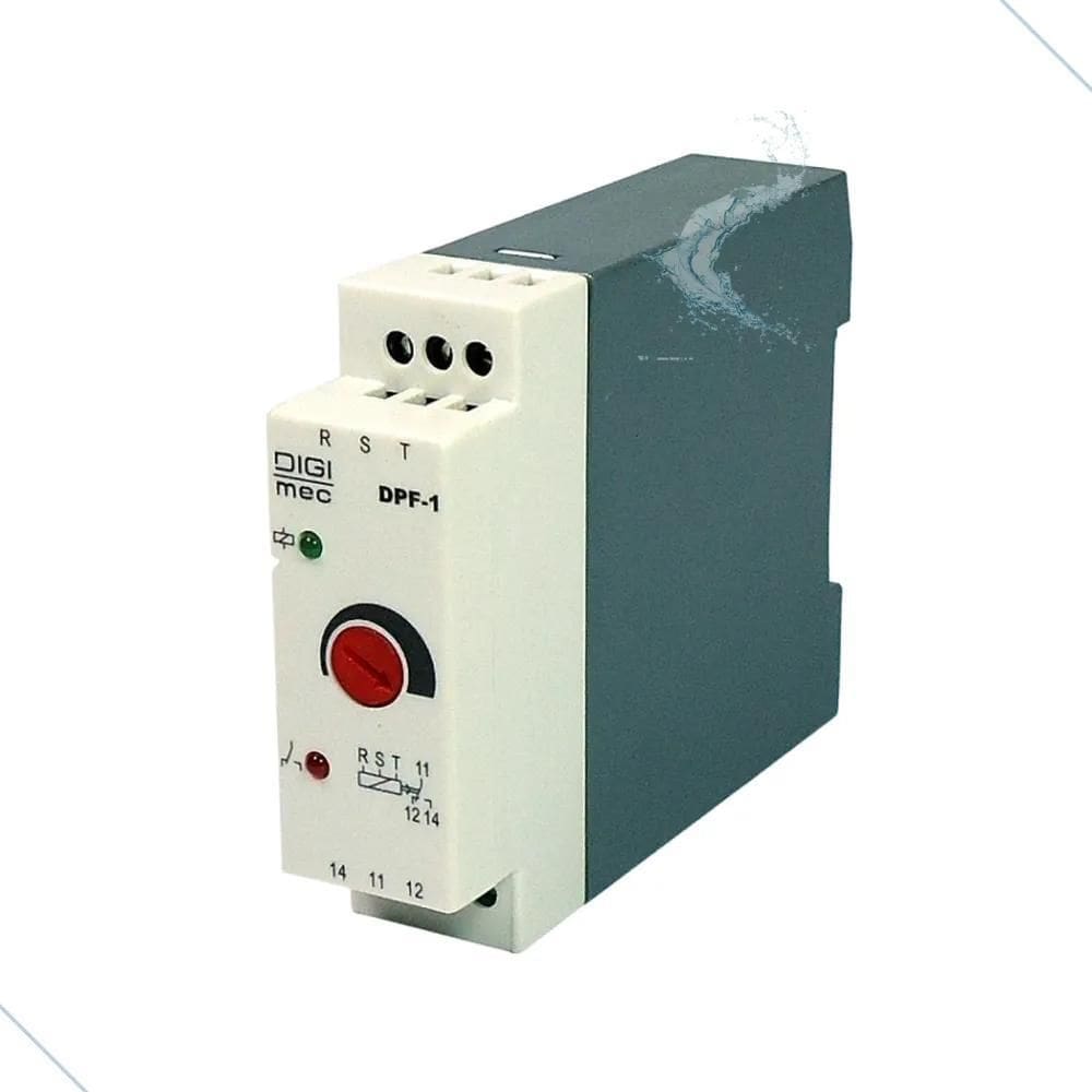 2X Rele Falta Fase 220/380V S/ Neutro Dpf-1 Digimec