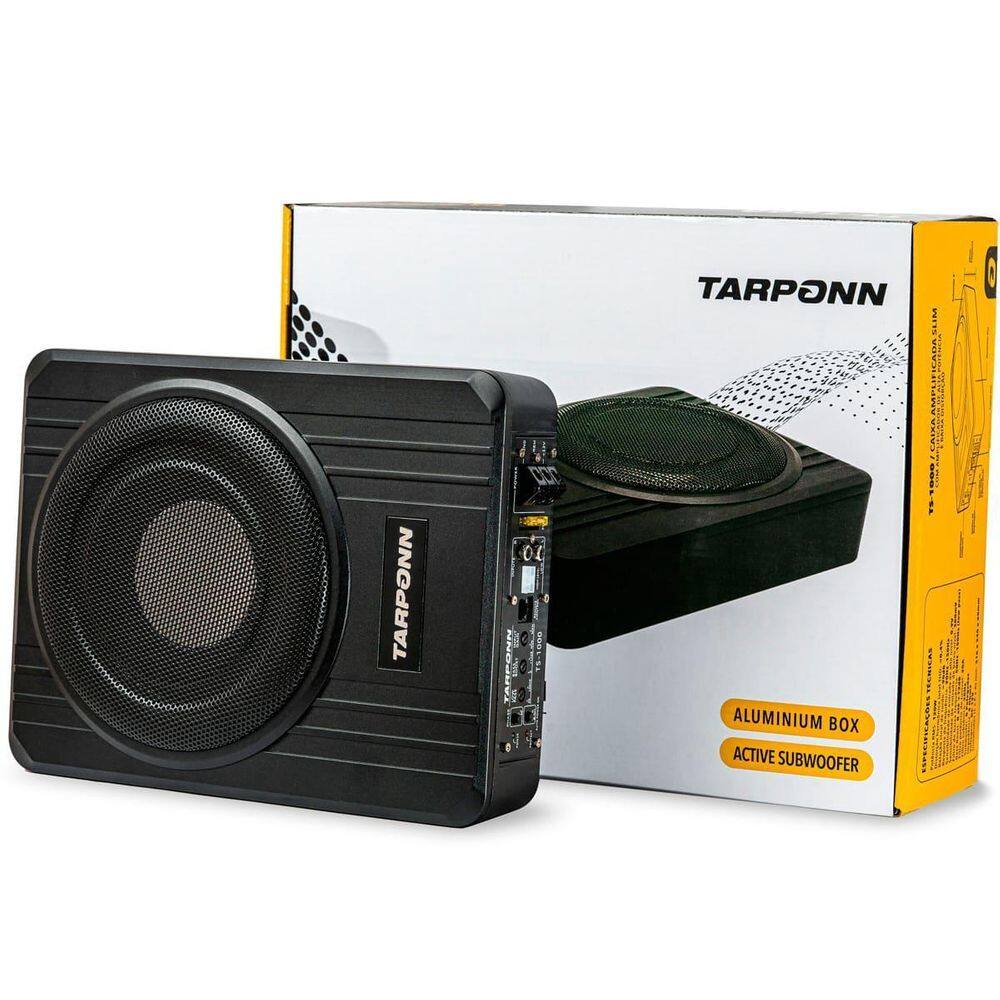 Caixa Amplificada Slim Subwoofer 8 Pol 120W Ts-1000 Tarponn