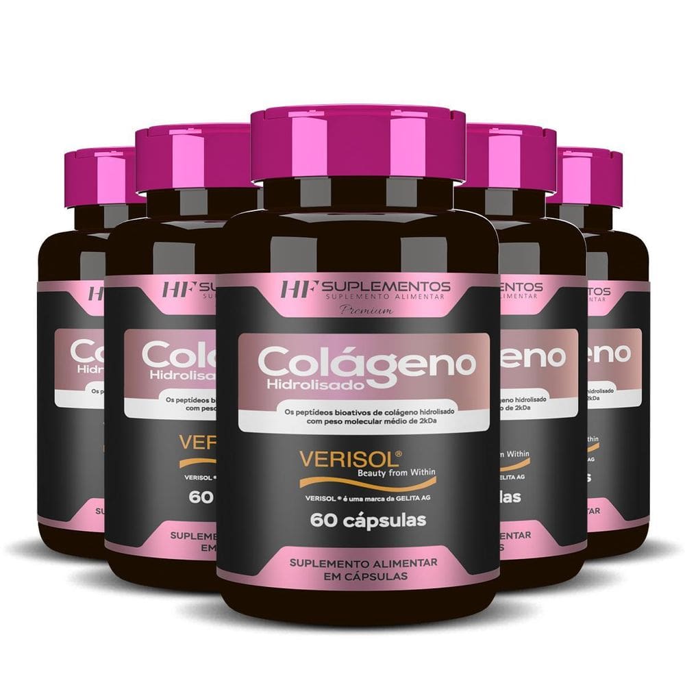 5X Colageno Verisol + Calcio Hf Suplementos 60Caps