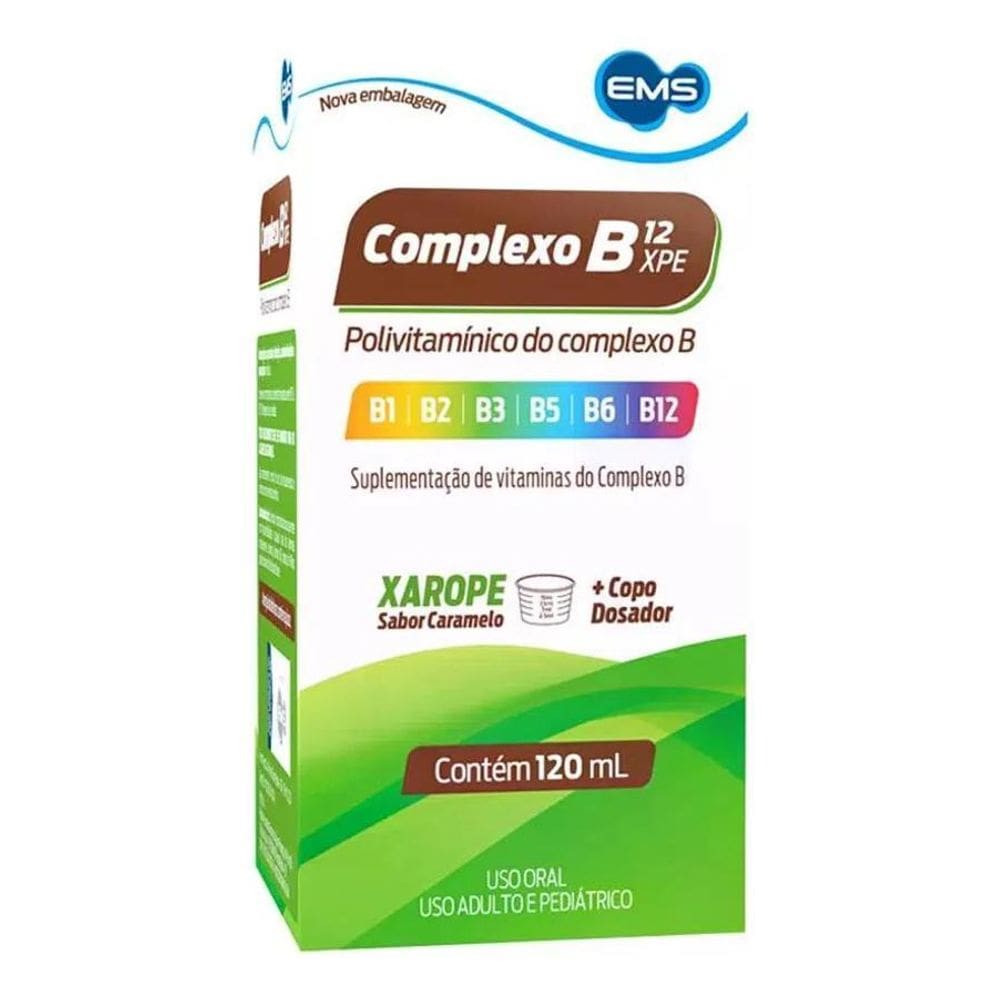 2X Complexo B Xarope Ems 120Ml Engordar  B12  - 24H