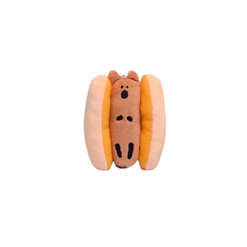 Brinquedo de pelúcia Kangaroo Hot Dog em forma de 9 cm de altura