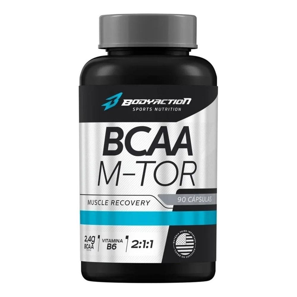2X Bcaa M Tor Booster 2,4G Por Dose 90 Cápsulas Bodyaction S
