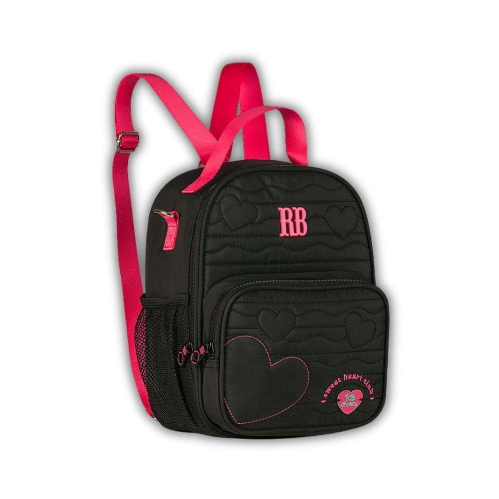 Mochila P Rebecca Bonbon Bolsa Térmica Passeio Creche Preta
