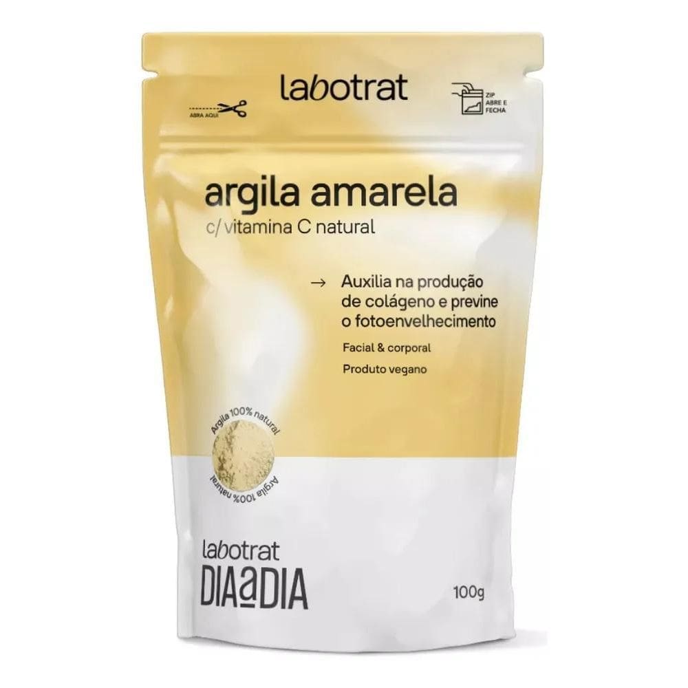 2X Argila Amarela 100G - Labotrat Cosméticos