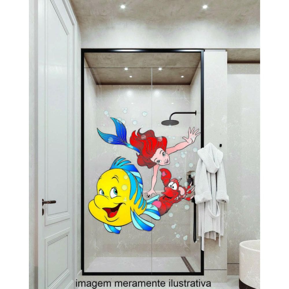 Adesivo Para Box Pequena Sereia