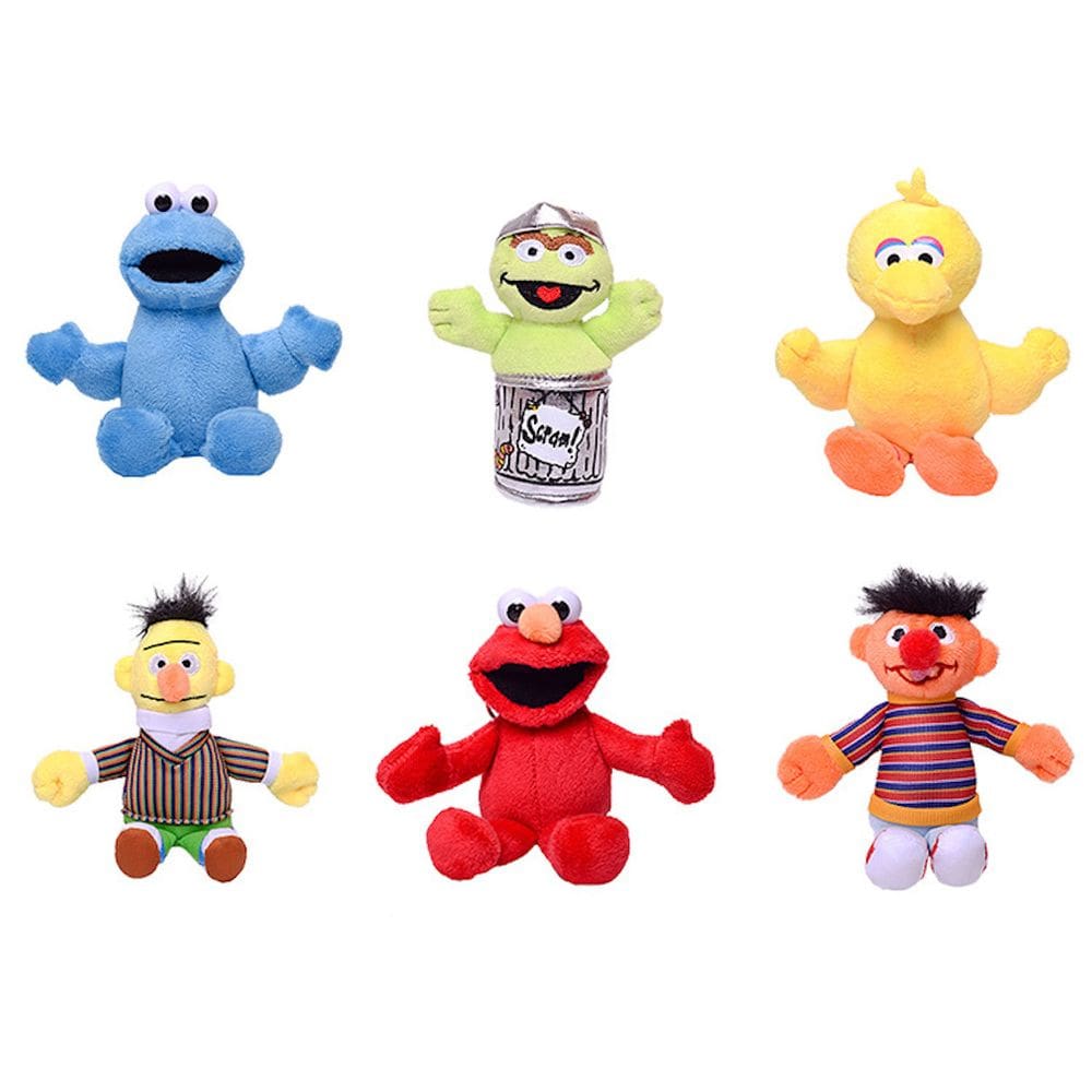 Conjunto de bonecas de pelúcia Streets Elmos Big Bird Cookie Monster
