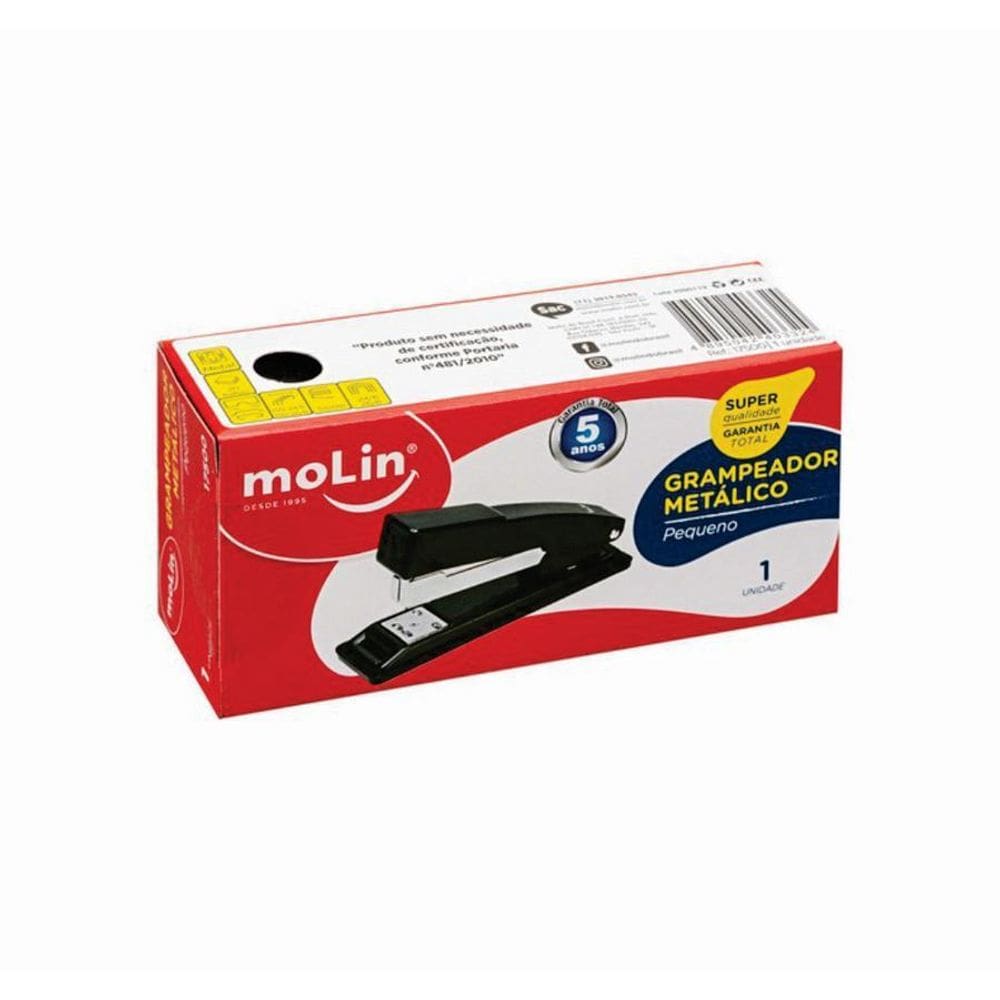 Grampeador Molin Metálico Pequeno